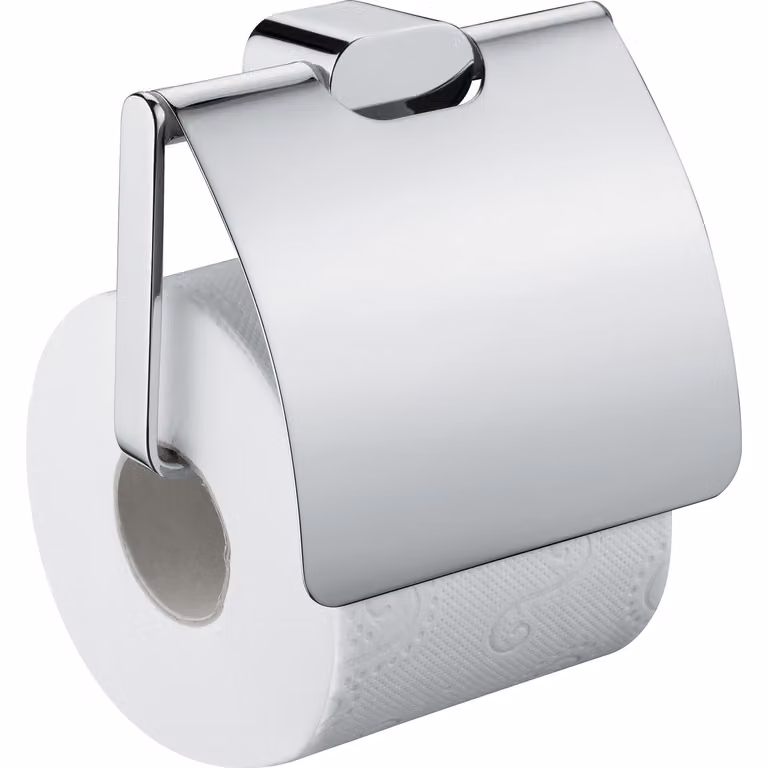 Portarotolo coperto da muro in alluminio, ottone e Cromall A125 Gedy serie AZZORRE