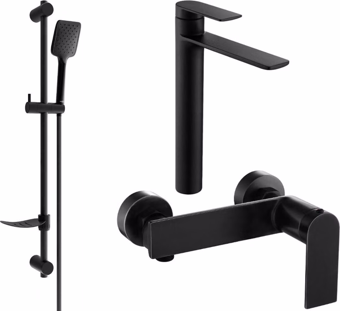 Mexen Zero DF62 set doccia, nero - 71114DF62-70