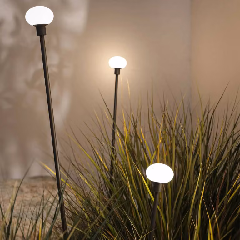 Karman Lampione a LED MINUIT, altezza 160 cm, nero, IP65 MINUIT, Nero, Alluminio, Design