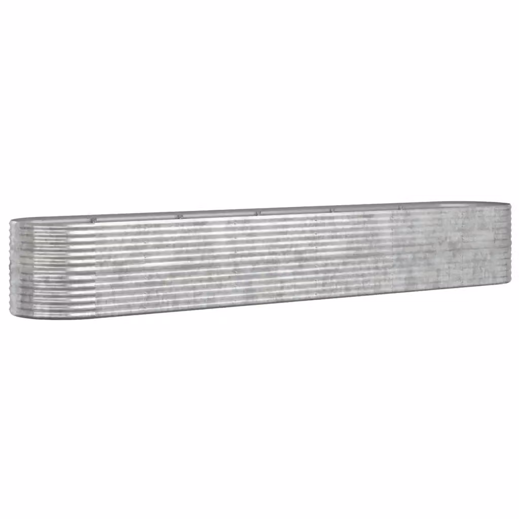 Letto rialzato per orto e giardino Videx in acciaio zincato argento L: 440 cm, P: 80 cm, H: 68 cm – 2