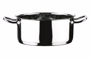 Casseruola 2 Manici In Acciaio Inox 18/10 - cm.24