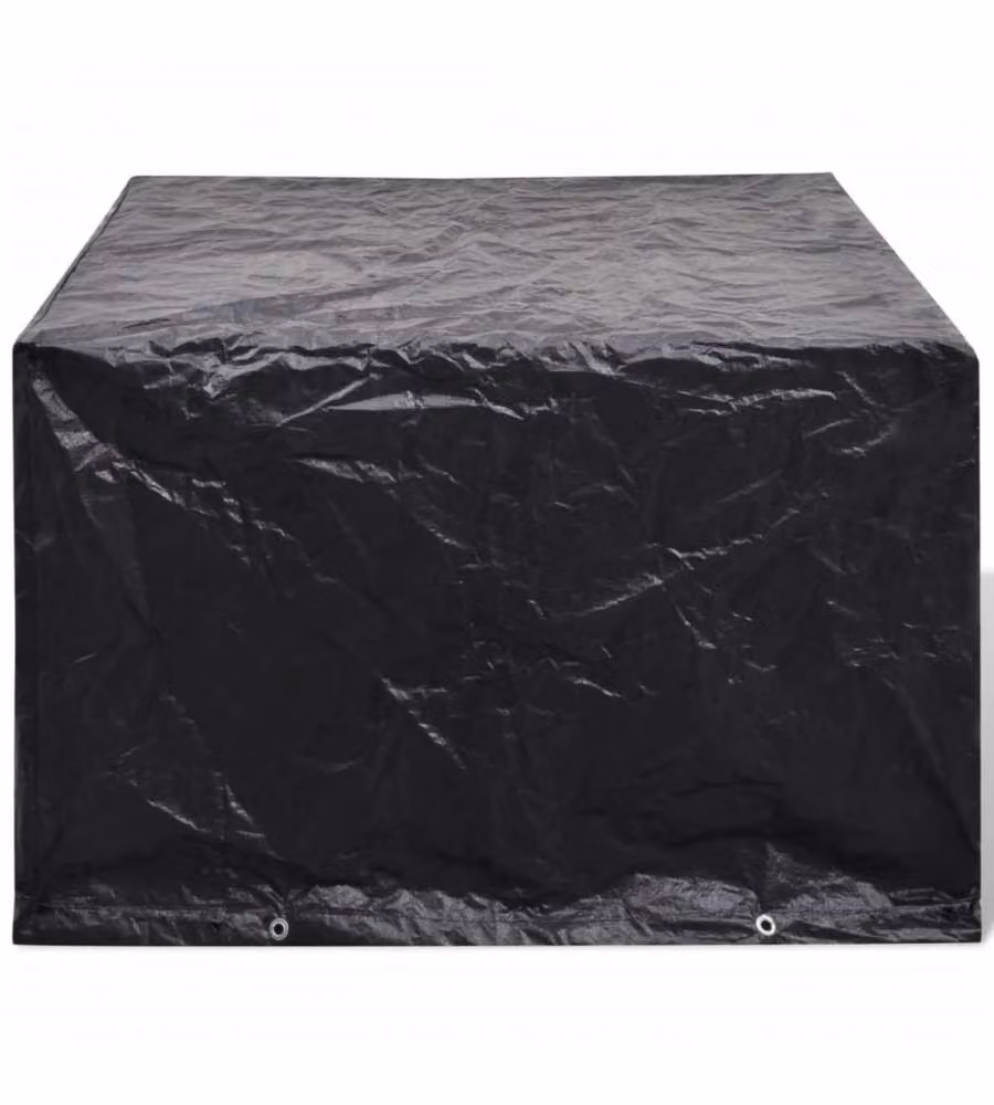 Copertura per mobili da giardino vidaXL nera con 8 occhielli L/P/H: 113 x 113 x 73 cm – 2