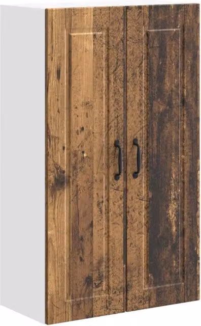 Armadio da cucina a parete design moderno 60 x 31 x 100 cm con ripiani pratici in legno multistrato legno antico 02_0054483