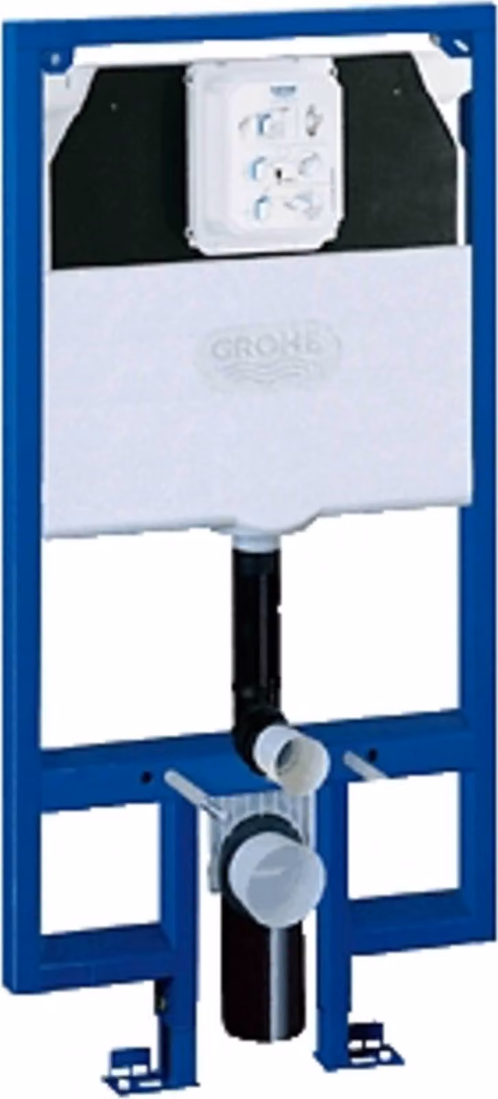 GROHE 38994000 Elemento WC Rapid SL 38994 Cassetta 80mm Larghezza elemento 0,62m