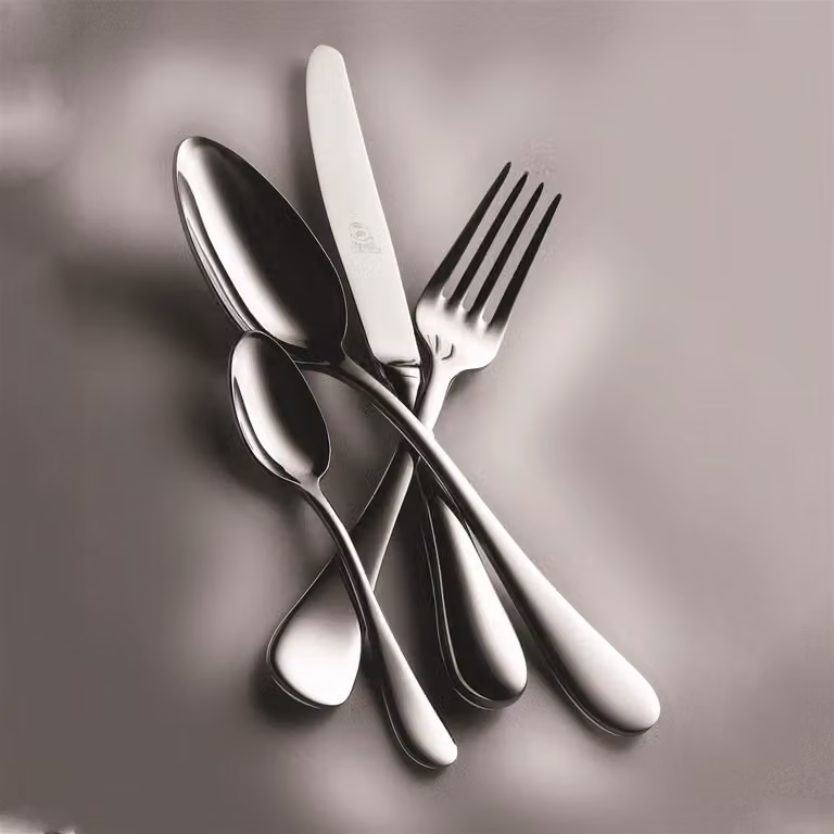 Servizio posate in acciaio inox linea Michelangelo 24 pezzi