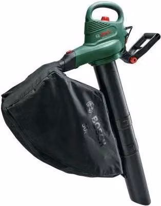 Aspiratore da giardino 3 in 1 Bosch UniversalGardenTidy 3000, 3000 W, 50 L, Verde e Nero