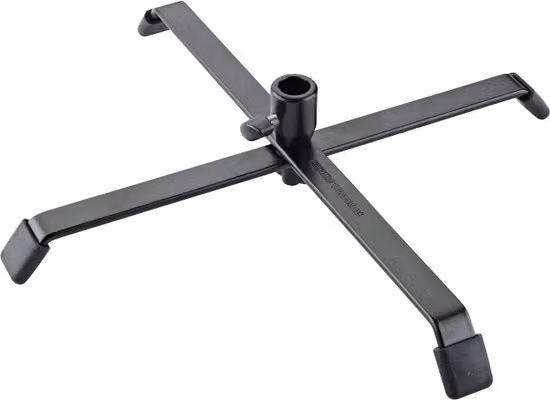 Supporto per luci da pavimento Konig e Meyer in metallo nero con altezza regolabile