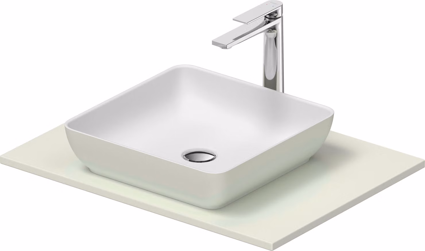 Duravit Sivida Set lavabos rectangulaires incl. console 680x500x123mm, 268017FH00, 268017FH00
