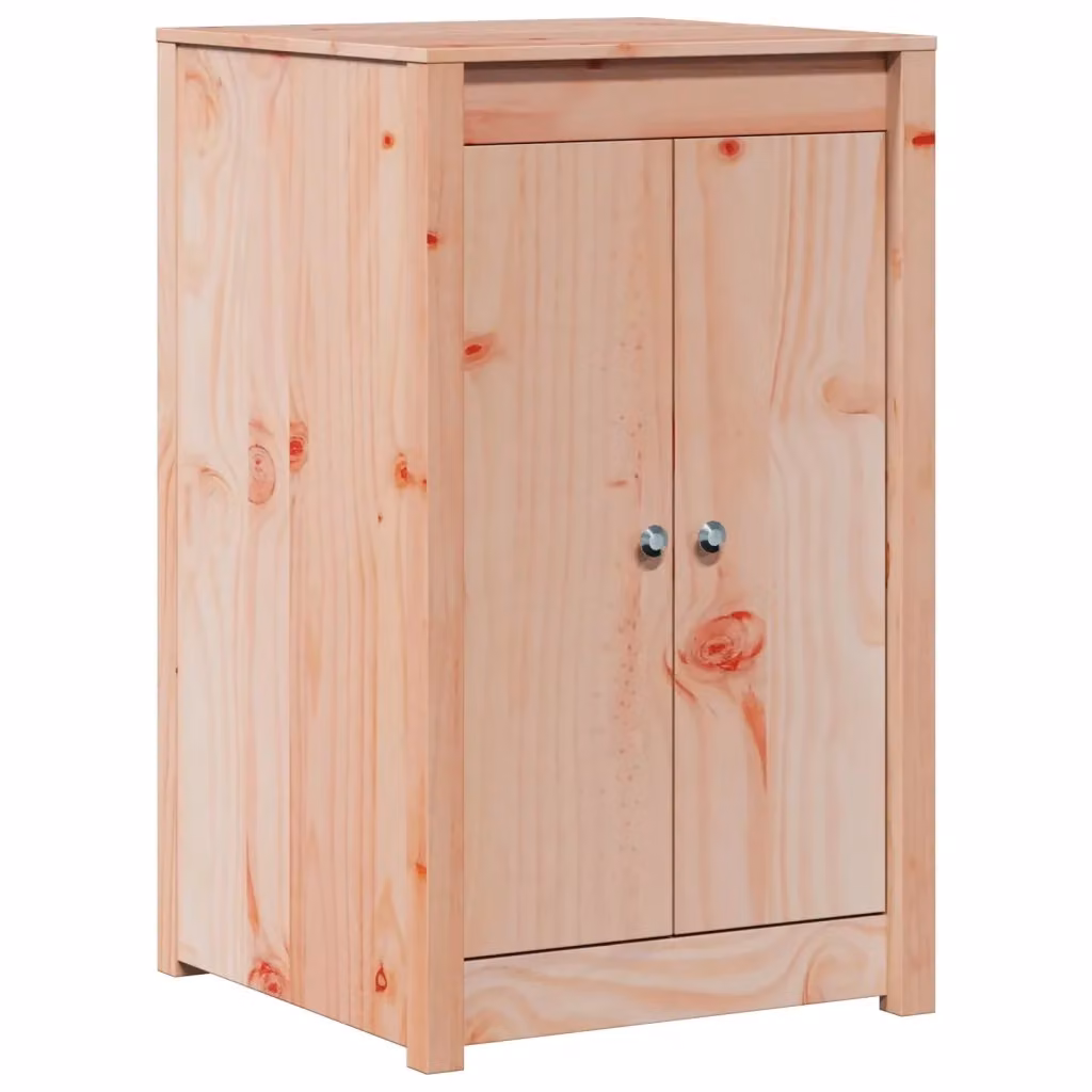 Mobile da cucina da esterno vidaXL Bianco in legno e metallo con ante a battente L/P/H: 55 x 55 x 92 cm – 2