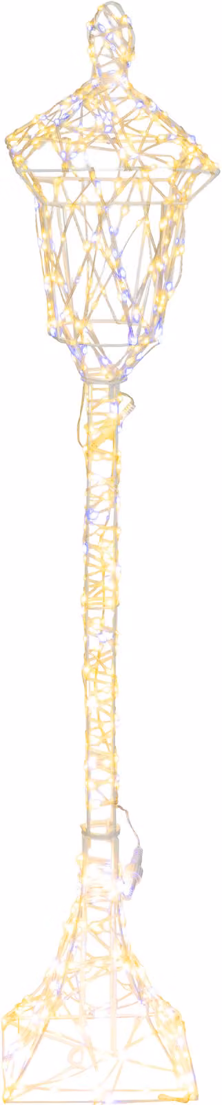 Decorazione MagicHome Natale, Lampione stradale, 600xLED bianco caldo/freddo, IP44, 21x21x118 cm
