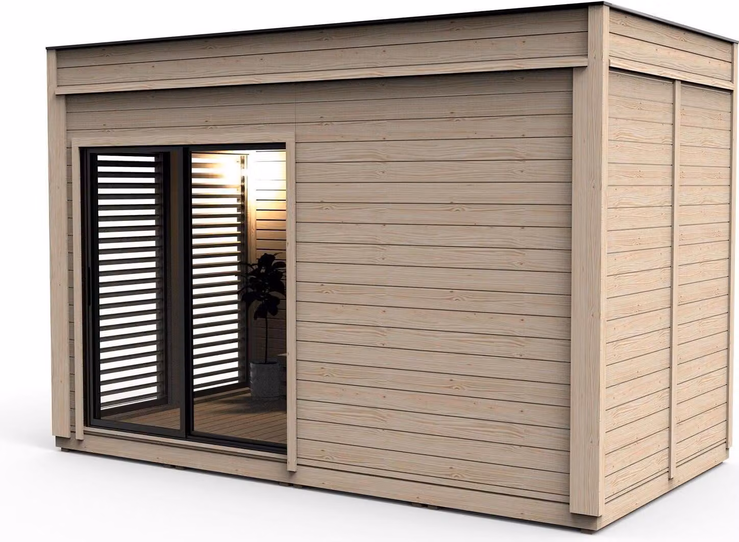 Sauna Holz Trockensauna Woodpro Garten Holzsauna Outdoor Saunas Häuschen