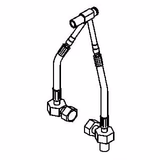 Geberit GE tubazioni per Flushcontrol 599550/650