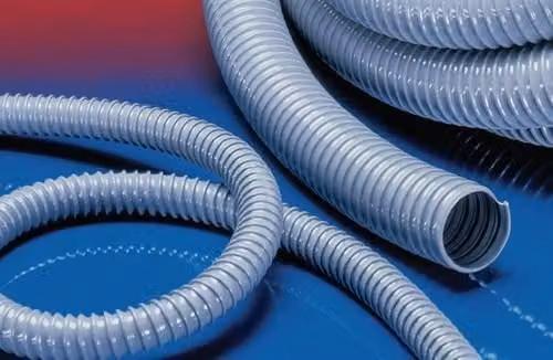 Tubo di aspirazione e mandata AIRDUC® PVC 345 Ø interno 80 mm Ø esterno 92,00 mm 6 mm Lunghezza 10 m