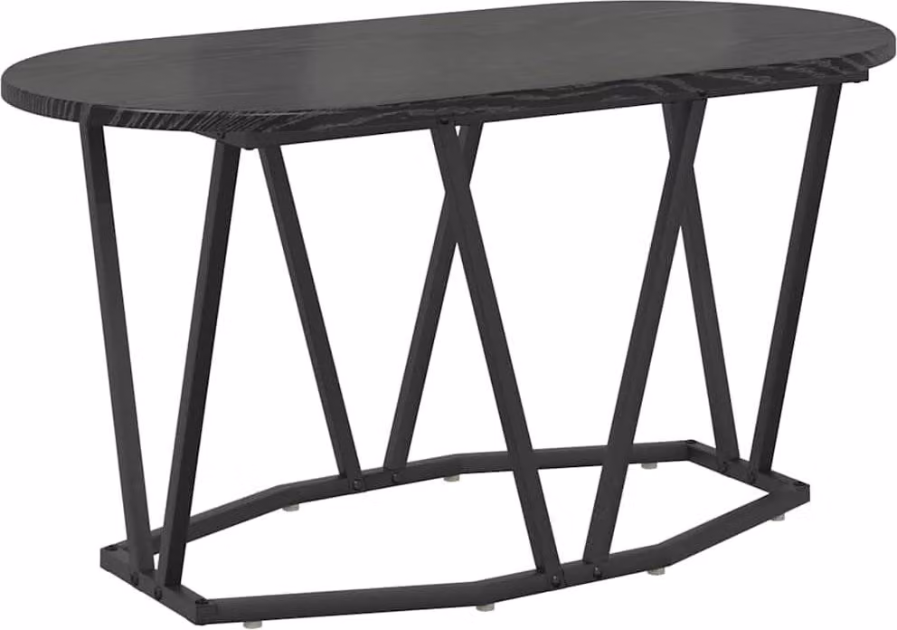 Tavolino da salotto Rovere Nero 80 x 40 x 40.5 cm