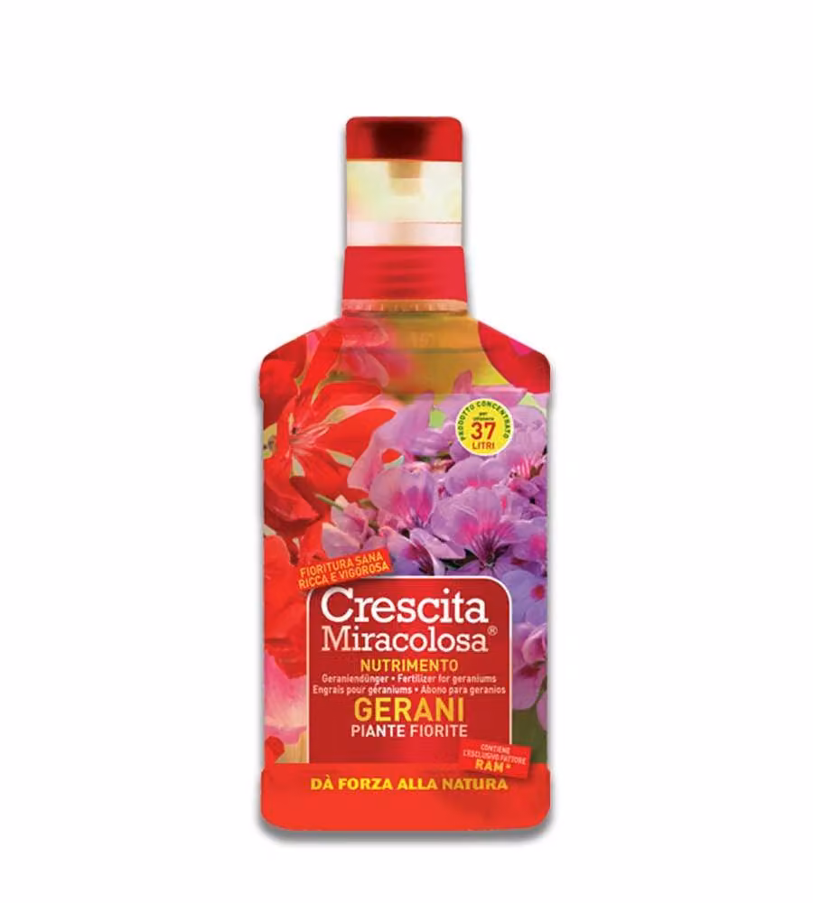 Concime per gerani e piante fiorite 375 ml