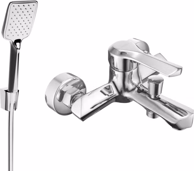 Mexen Sabre R62 rubinetto da bagno con set doccia, cromo - 7213R62-00