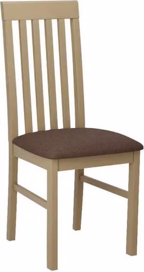 Sedia da pranzo imbottita DANBURY 1 - rovere sonoma / marrone 2