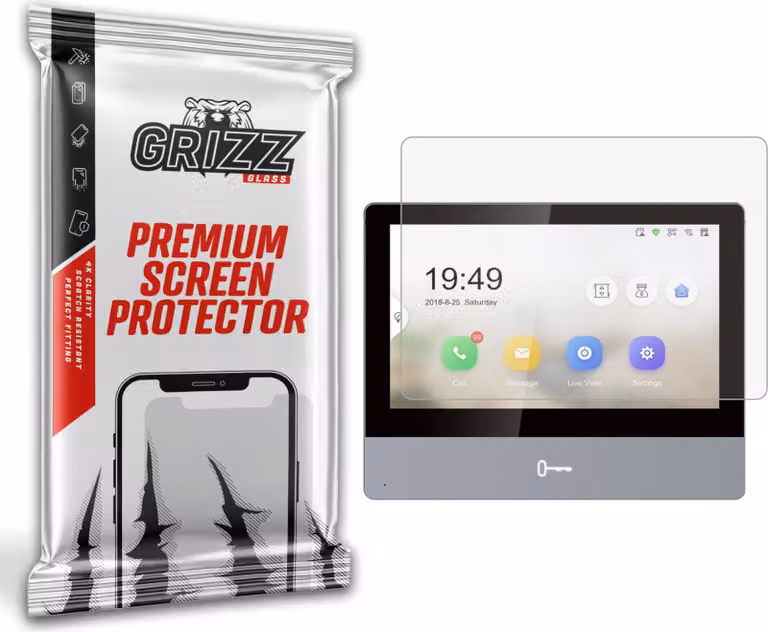 Pellicola opaca GrizzGlass PaperScreen per il videocitofono HIKVISION DS-KIS703-P/KIT-D2-PL703 da 7"