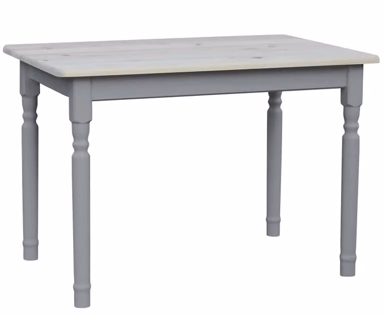 Tavolo in legno di pino non trattato, dimensioni 50 x 70 cm