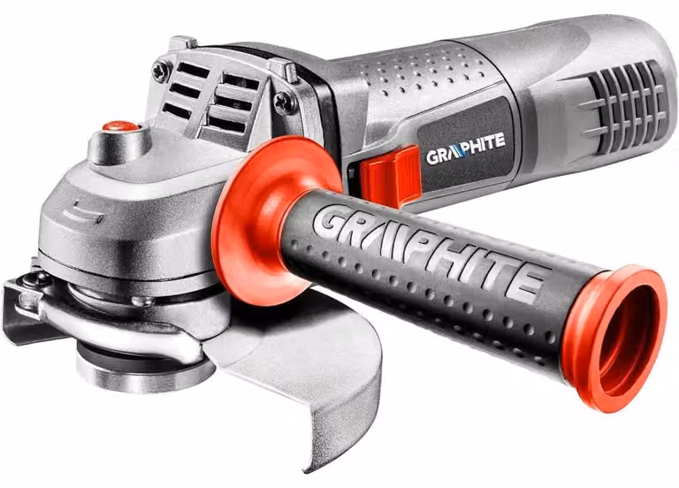 GRAPHITE Smerigliatrice angolare 750W, disco 115 x 22,2 mm, velocità 12 000 giri/min