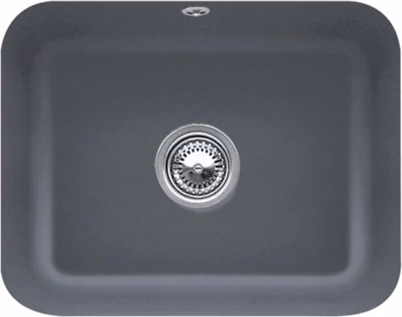 Villeroy & Boch Cisterna 60C - Lavello in Vetroceramica 55x44 cm, CeramicPlus, grafite 670601i4