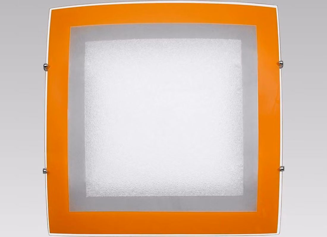 Plafoniera ARCADA CEILING 1xE27/40W, 31x31, arancione, dimmerabile