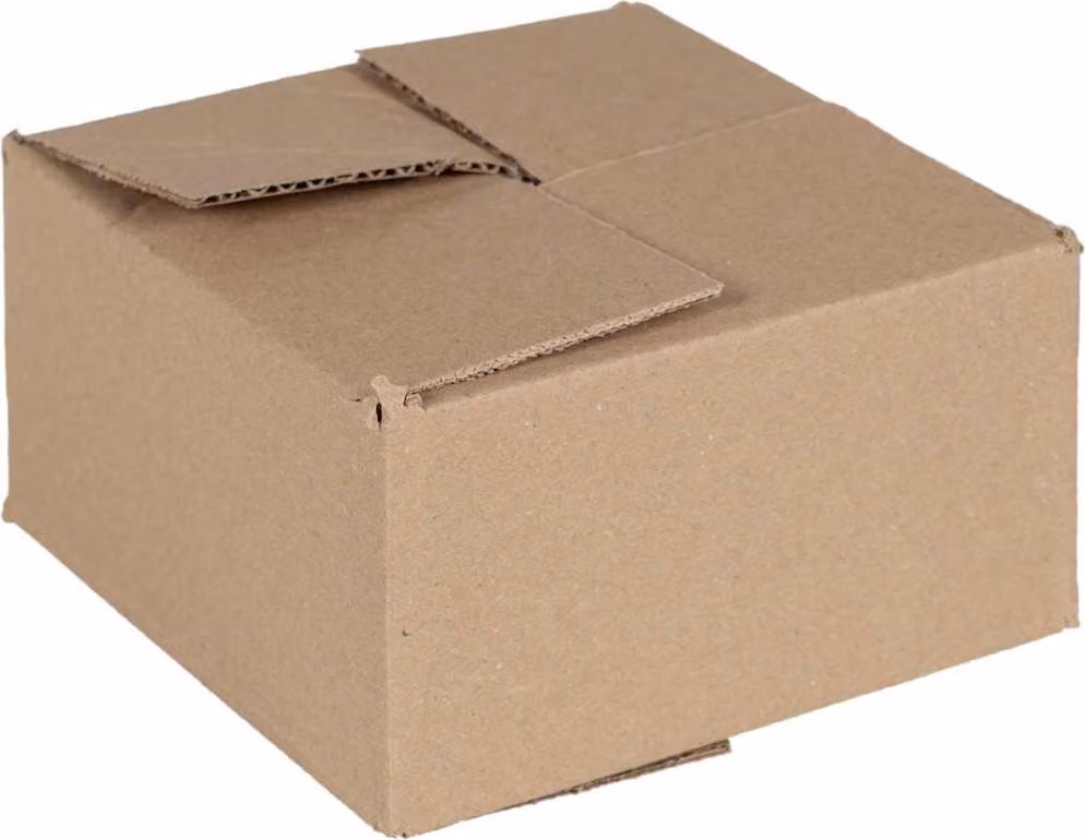 Scatola Pieghevole 50 pcs Naturale 15 x 15 x 8 cm Cartone