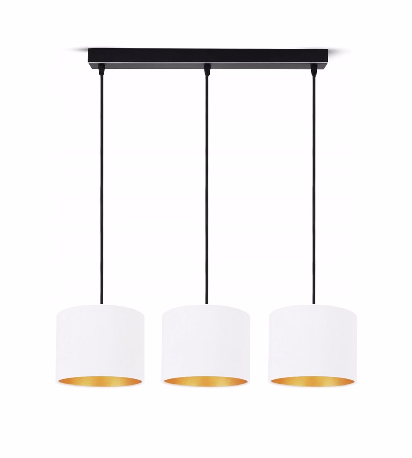 Lampada da soffitto bianca lampada in velluto vintage moderna E27 lampada di design a 3 luci N230-H3-W