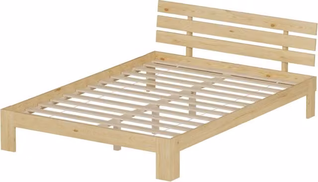 Letto in legno con testiera 140x200cm FINN