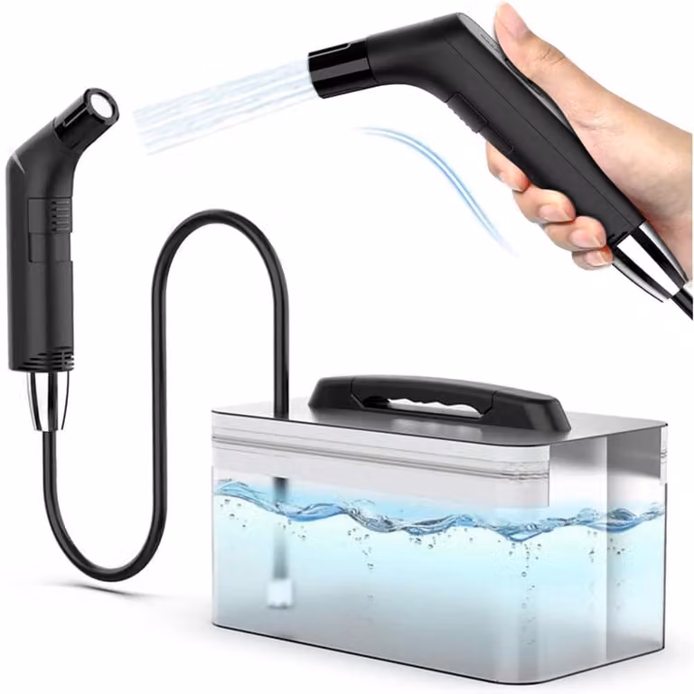Bidet elettrico portatile da 2,3 litri – Doccetta manuale per campeggio e viaggi