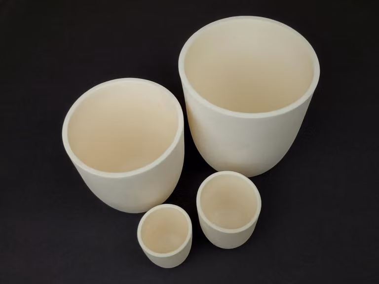 Crogiolo in Vetroceramica di Al₂O₃, capacità: 50 cm³