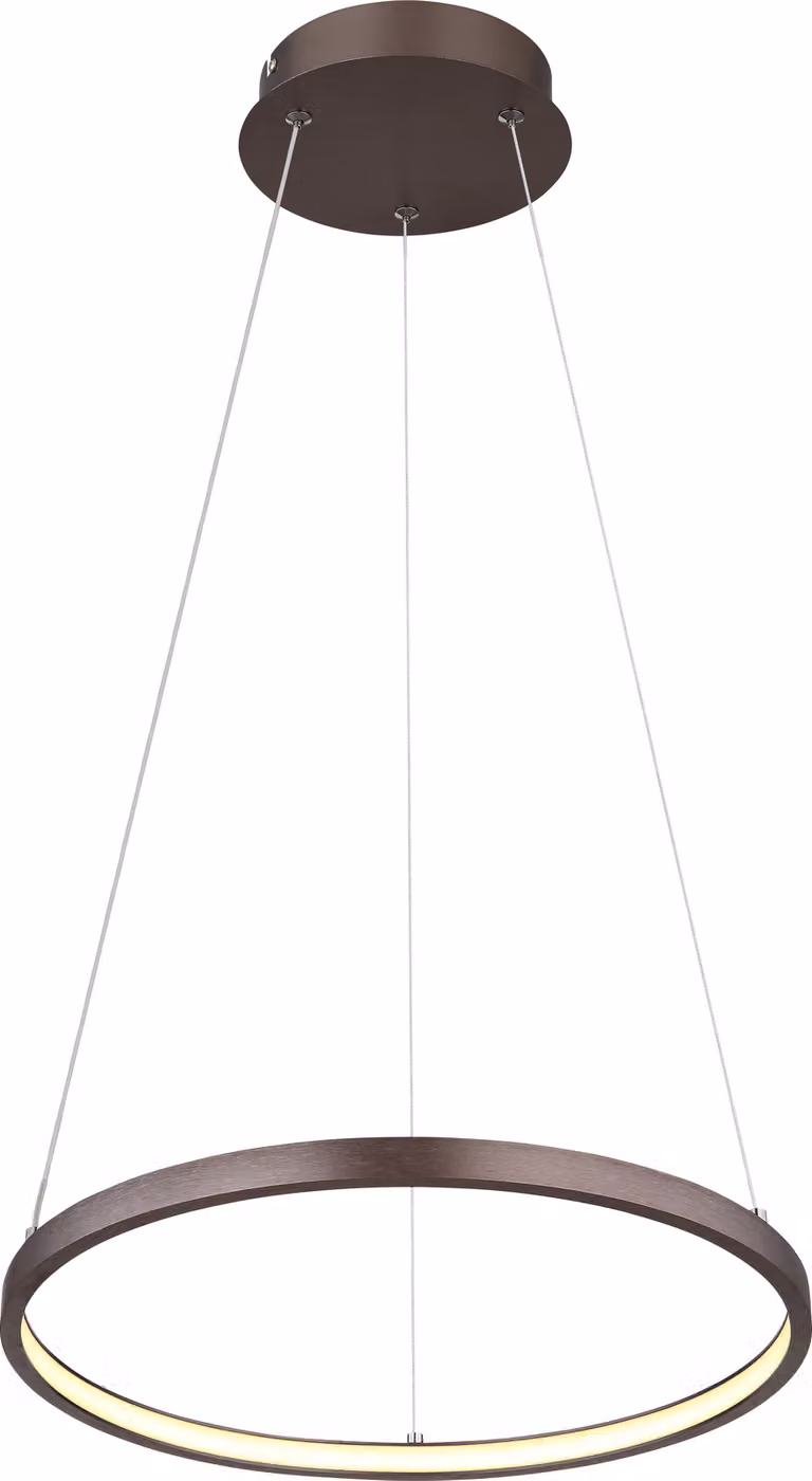 Globo Lighting lampada a sospensione in metallo color caffè opaco, LED