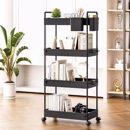 Carrello multiuso con ruote per cucina, salone di parrucchiere, zona doccia, postazione di lavoro