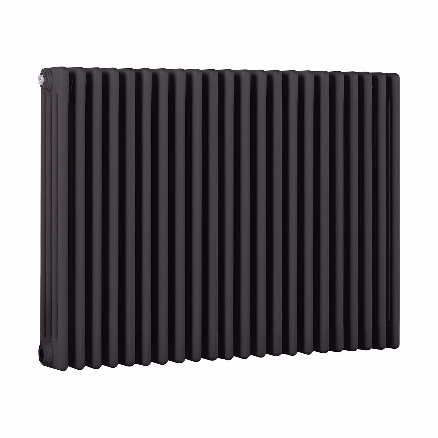 Radiatore Orizzontale a Colonne (4 Colonne) 750mm x 1010mm - Grigio (Carbon Grigio) - Regent