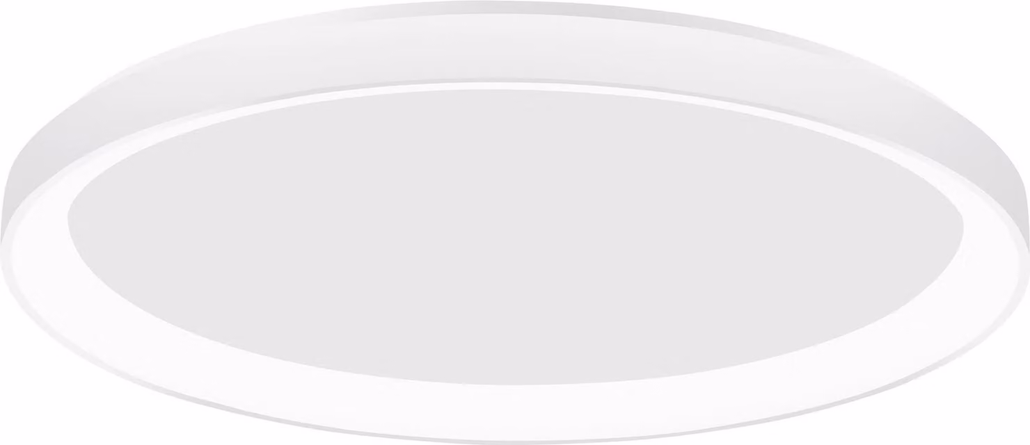 Nova Luce apparecchio da soffitto LED dimmerabile Pertino, Variante: bianco, Ø 480 mm, 40 W LED, 3000 K, 2554 lm