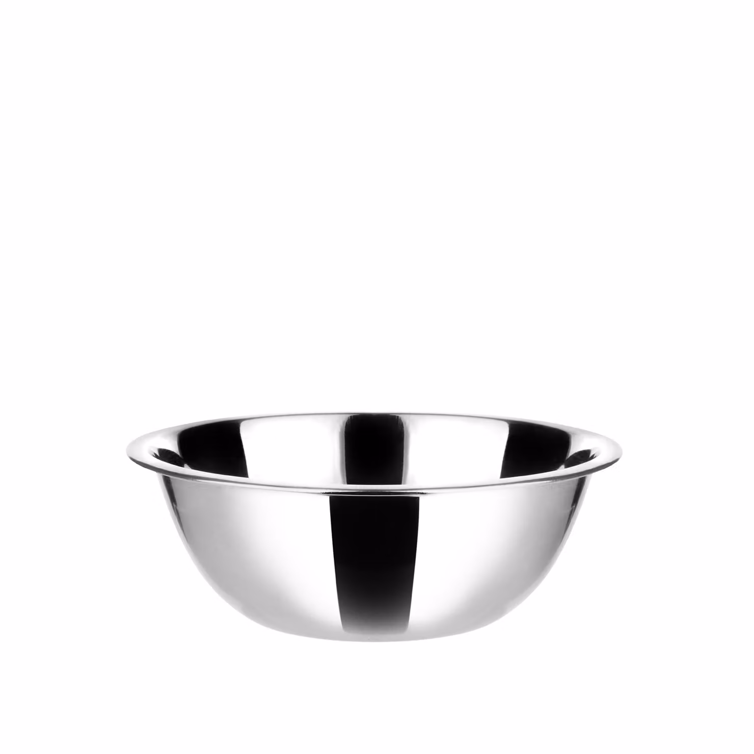 Ciotola da insalata Ipac in acciaio inox color argento, diametro 22 cm – 2
