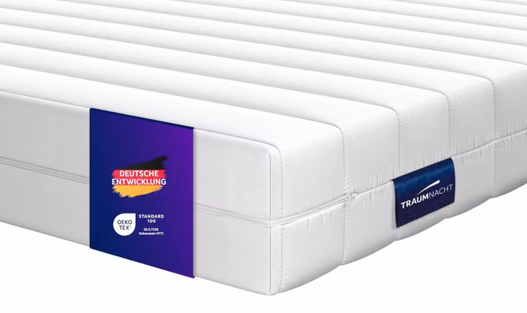 Materasso in schiuma fredda Traumnacht Classic Duo, 7 zone, durezza H2/H3, dimensioni 140x200 cm, altezza 16 cm
