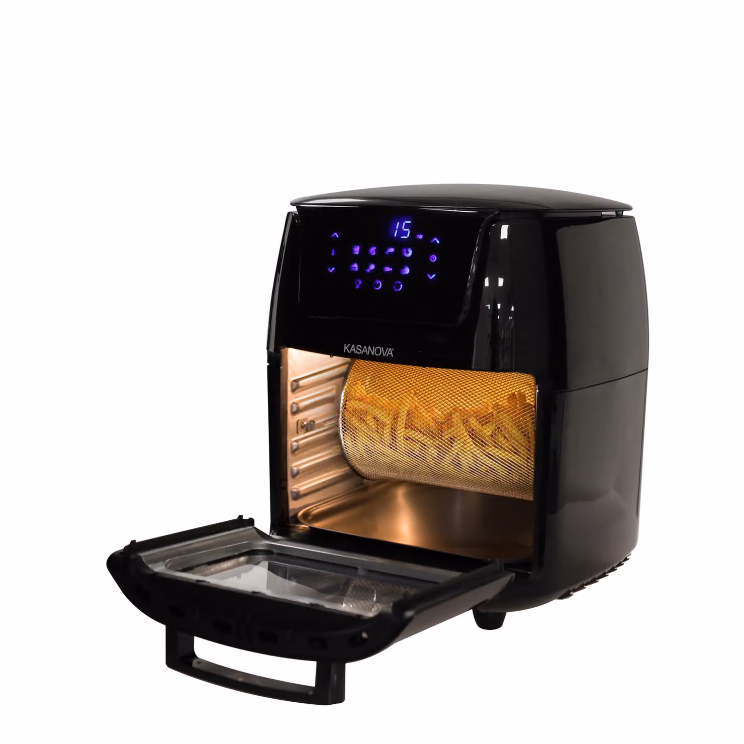 Forno friggitrice ad aria digitale Kasanova da 12 litri, nero – 2