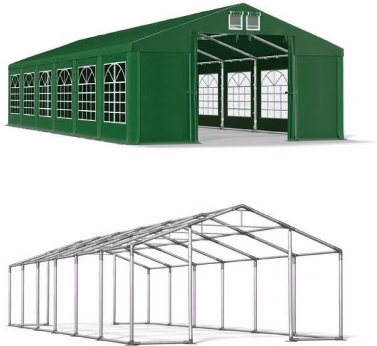 5x12 verde Partito Tenda WINTER ISD
