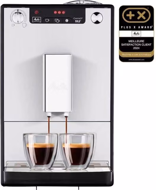 MELITTA E950-103 Macchina per espresso automatica con macinacaffè Caffeo Solo - Argento