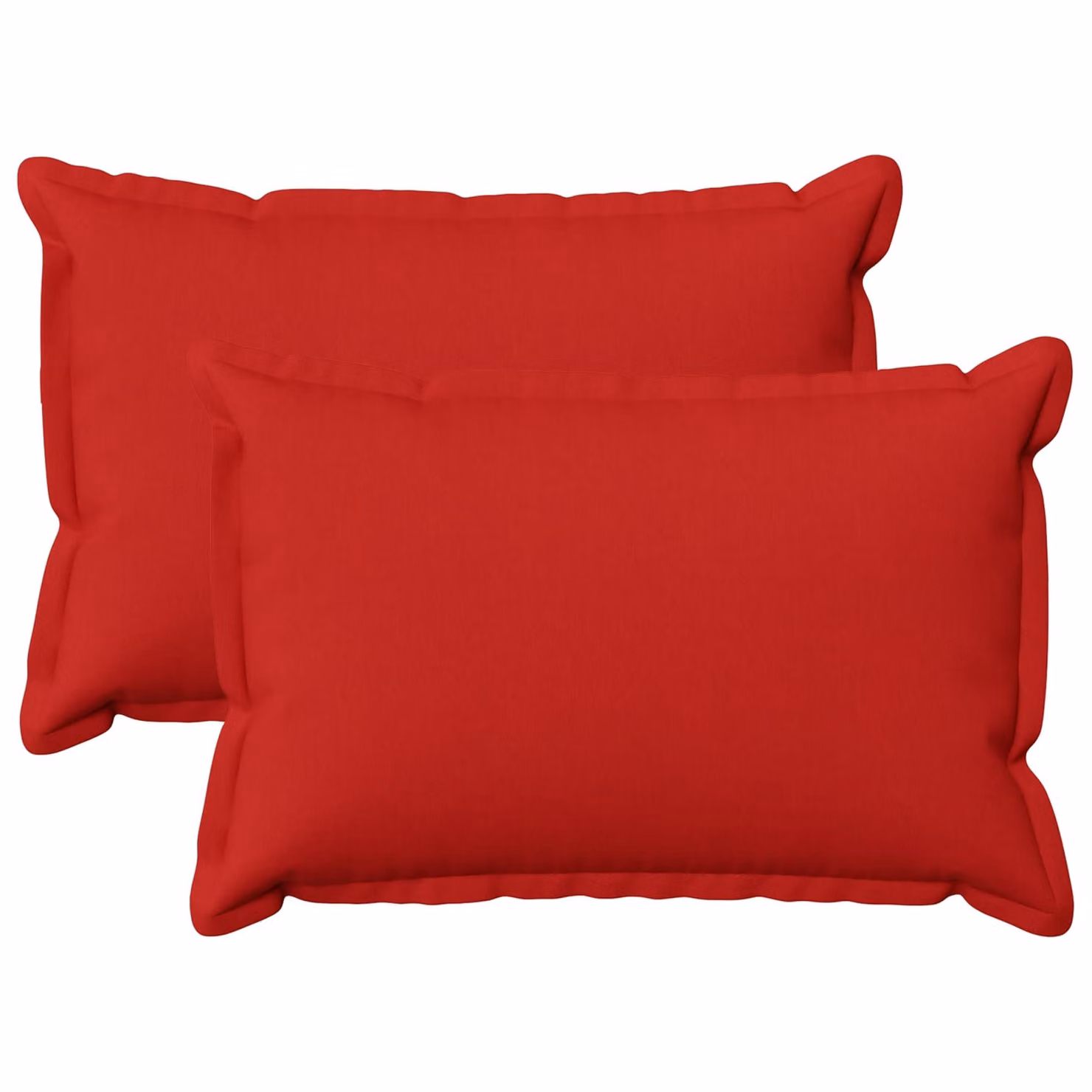 Set di 2 federe vidaXL HOUTEN rosse in poliestere, L 50 cm x P 70 cm