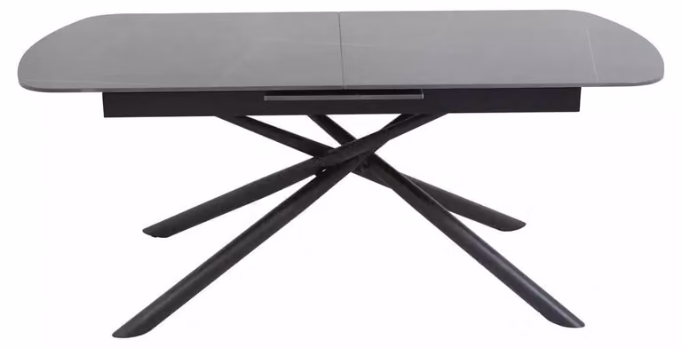 FURNLUX, tavolo da pranzo Hector, nero, 160 cm / Colore principale: / Dimensioni: