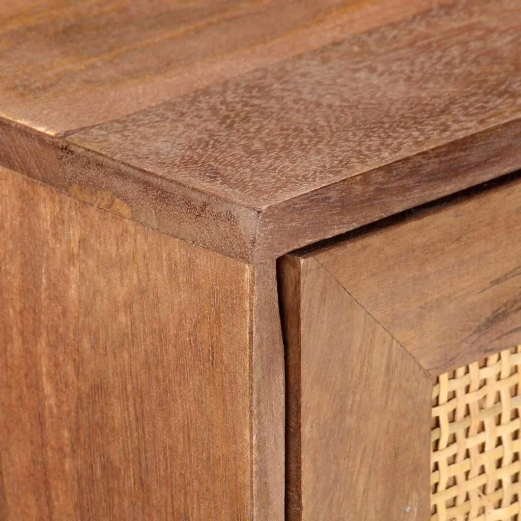 Credenza 61x35x76 cm in legno massiccio di mango