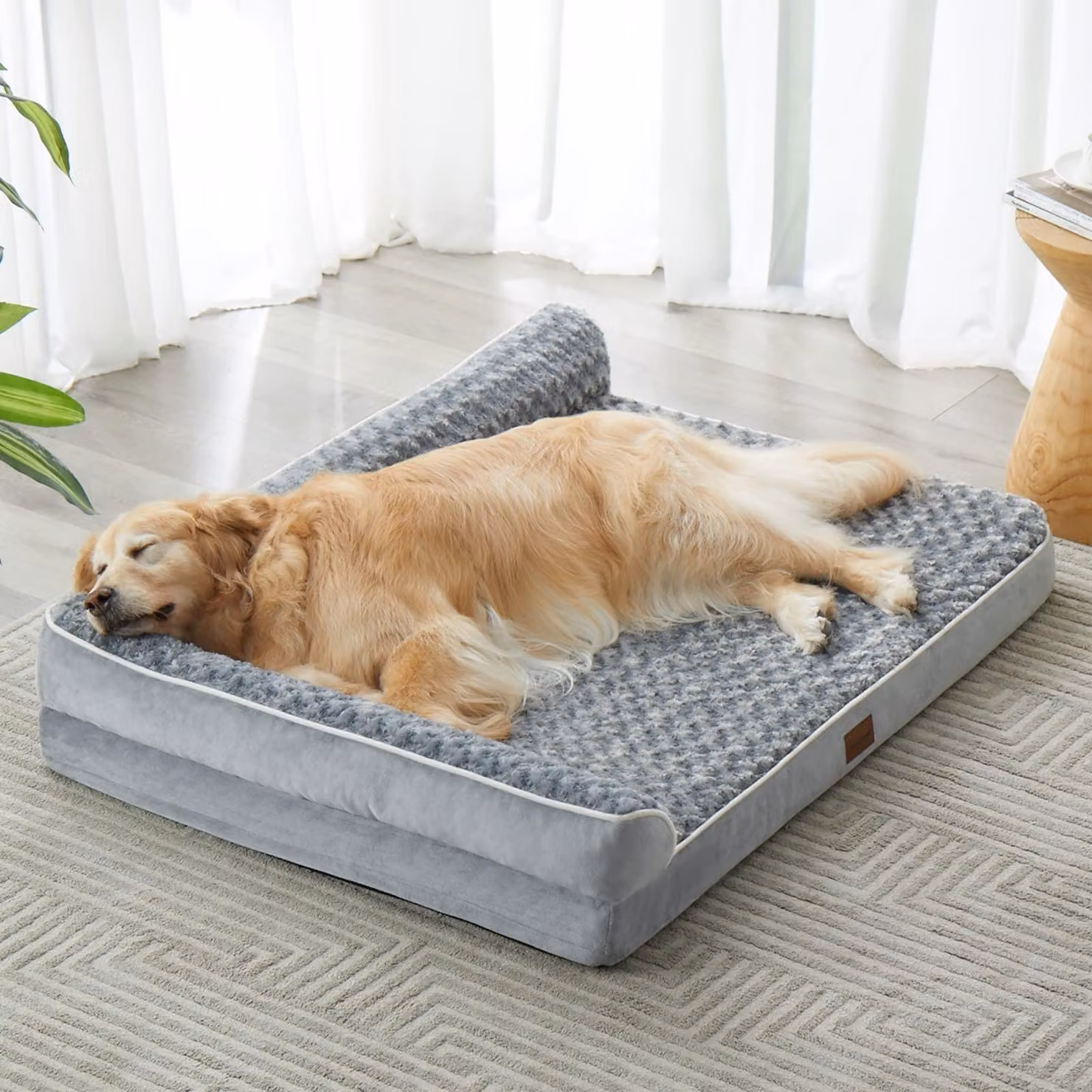 Cuccia ortopedica per cani di grossa taglia, con rivestimento impermeabile