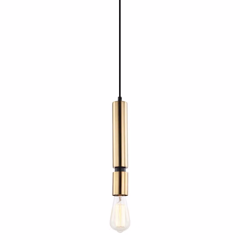 Italux Torla lampada a sospensione moderna in nero PEN-5041-1-BKBR