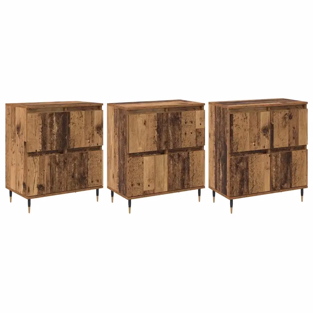 Armadio vidaXL in legno 3 pezzi marrone L: 60 cm, P: 35 cm, H: 70 cm – 2