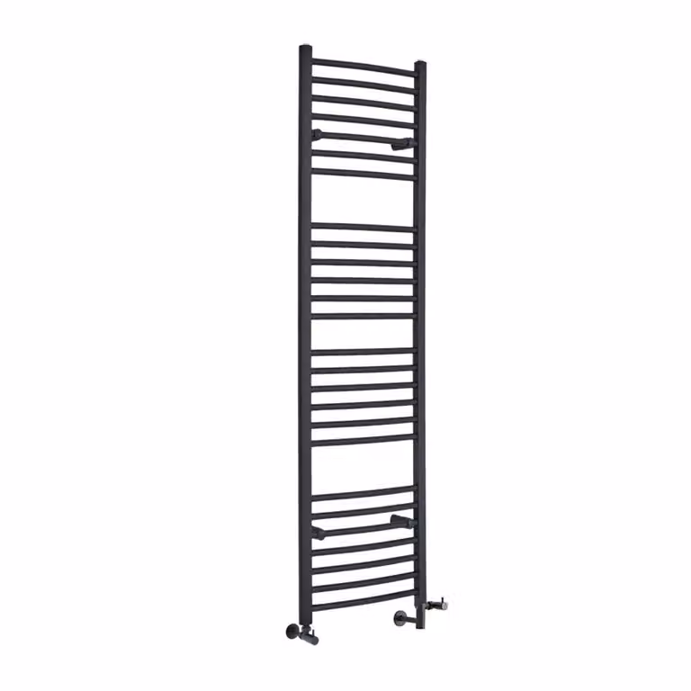 Scaldaslviette Misto Curvo - Termoarredo Bagno Antracite - 1800 x 500mm - 720W - Artle