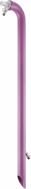 Fontana da Giardino Belfer a Cannuccia con Rubinetto in Metallo Viola L: 110 cm, P: 18 cm, H: 8 cm