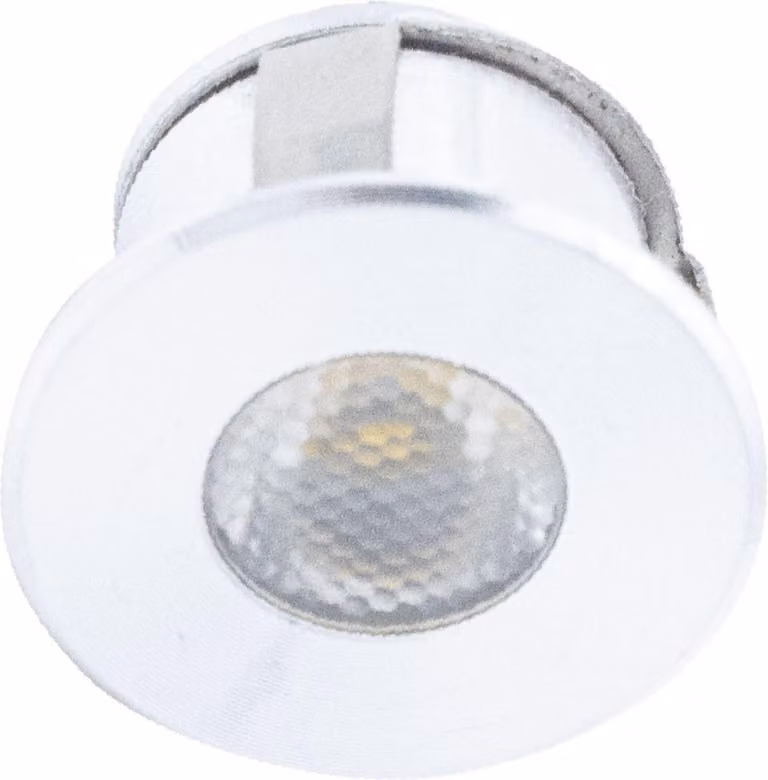 Faretto da incasso Siro Led SL-Mono Mini08, controllabile e dimmerabile, bianco neutro 4000K, color alluminio, 24 V/DC