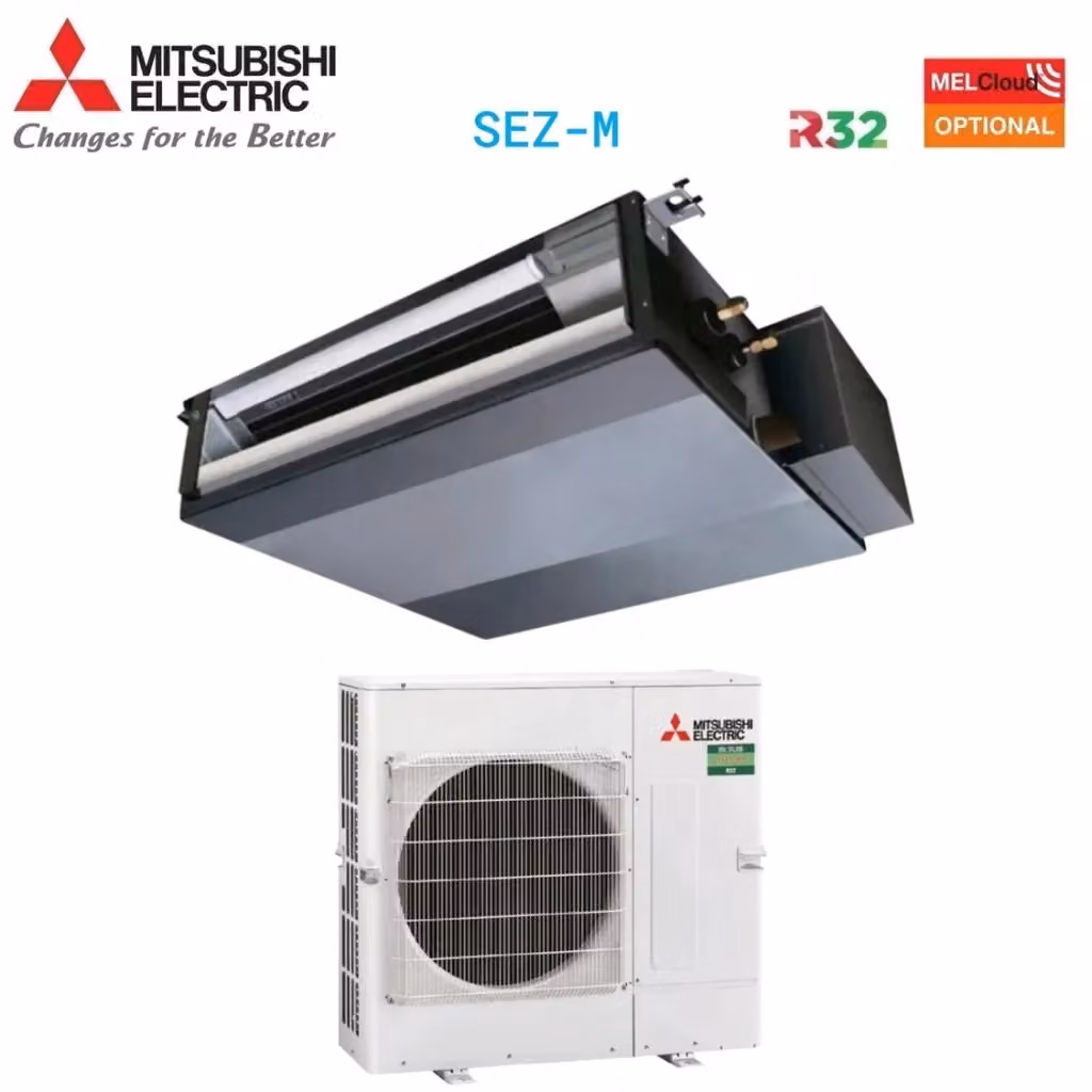 Climatizzatore Condizionatore Canalizzato Mitsubishi Electric Power Inverter 24000 Btu SEZ-M71DA + PUZ-ZM71VHA R-32 Bianco con Wi-Fi Opzionale – 2